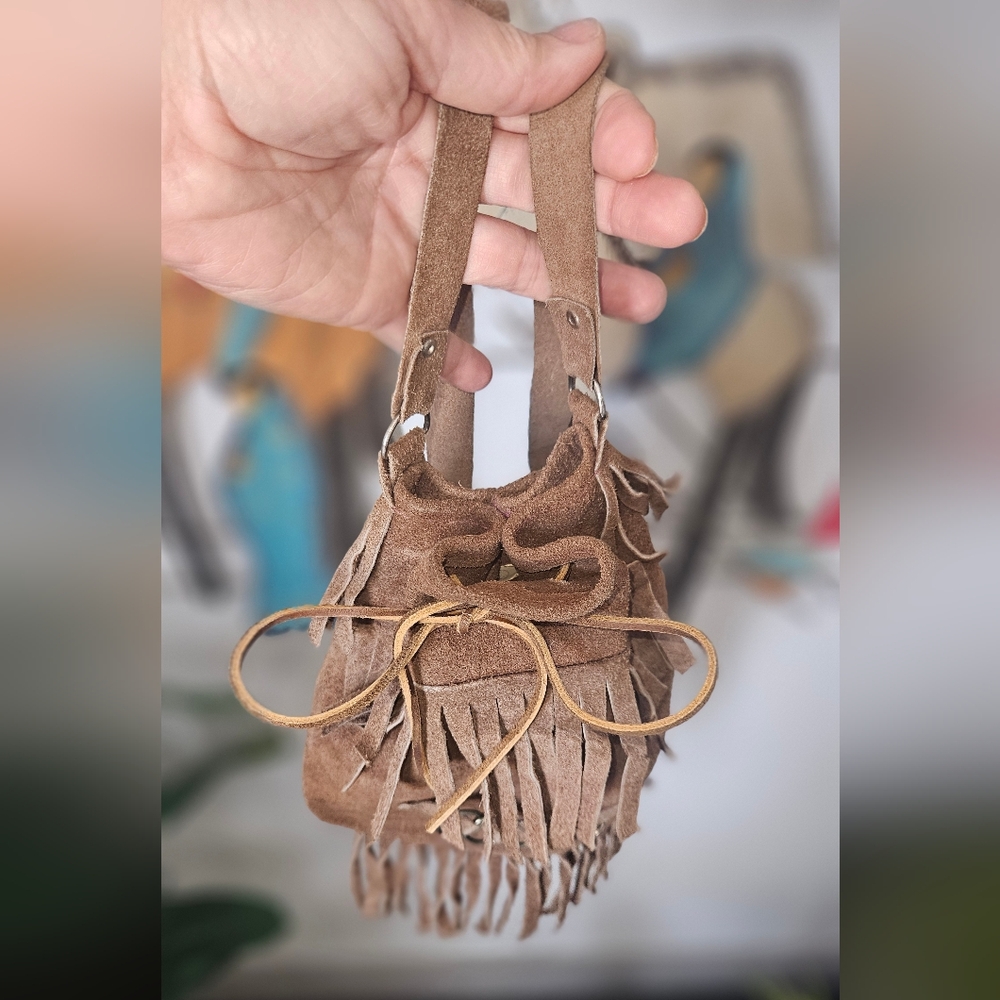 Mexican Leather Crossbody Bag - Picture 6 of 7
